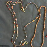 Chili pepper necklace with beaded jewelry set - thumbnail 4 of 6