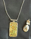 Assorted jewelry set with abalone shell and blue stones - thumbnail 7 of 8