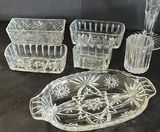 Crystal glassware collection with vases, tumblers, and serving dishes - thumbnail 2 of 4