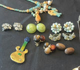 Assorted jewelry collection: necklaces, bracelets, earrings, and rings - thumbnail 4 of 7