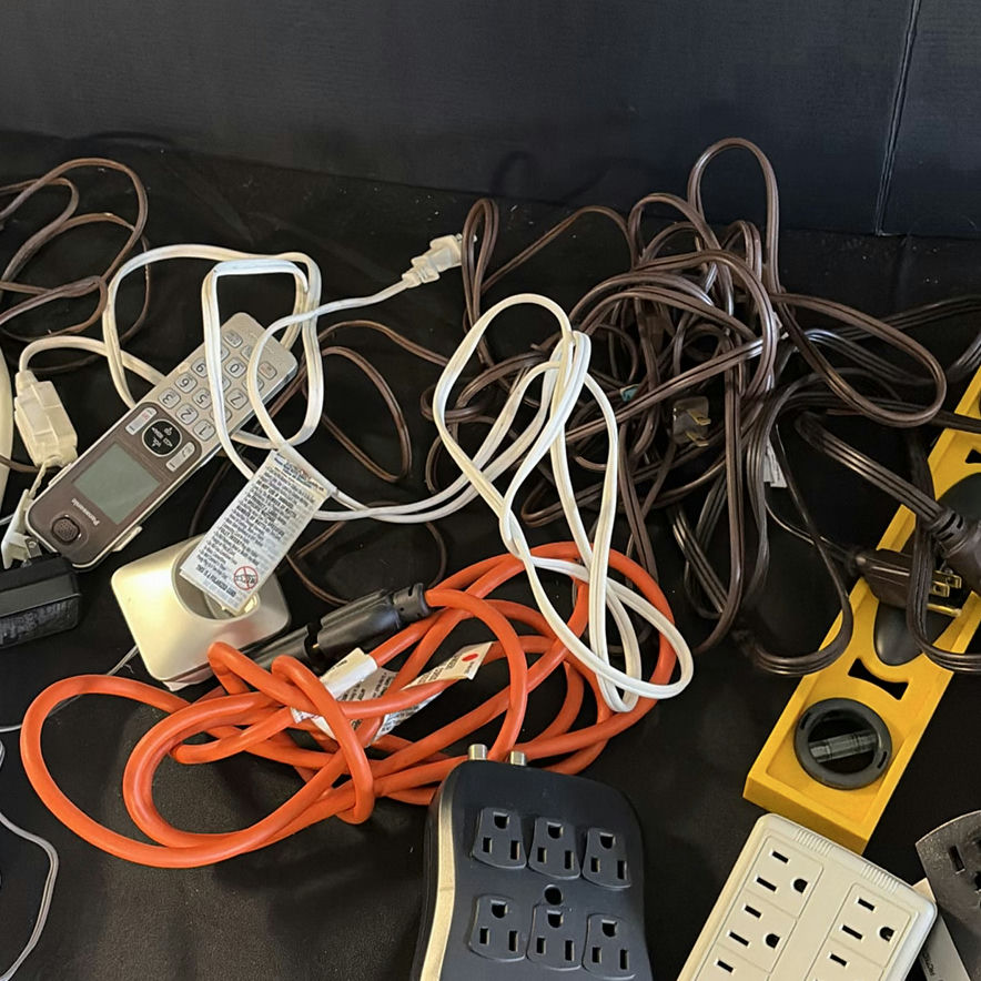 Assorted Electrical Cords, Power Strips, and Hand Tools - image 4 of 5