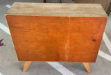 Wooden Two-Shelf Cabinet with Tapered Legs - thumbnail 4 of 5