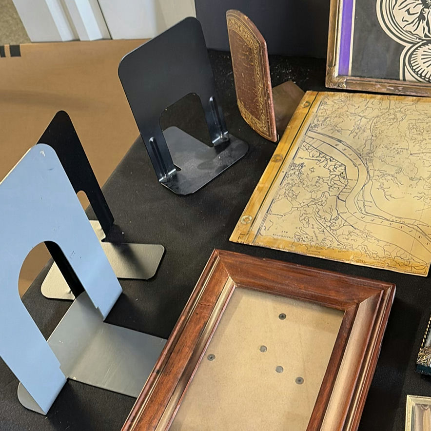 Assorted picture frames and wall art displays - image 2 of 7