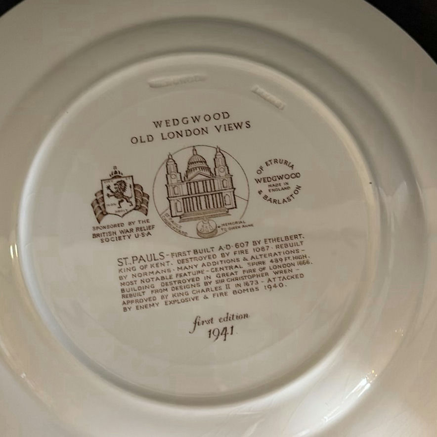 Wedgwood Old London Views plates set, 1941 - image 13 of 13