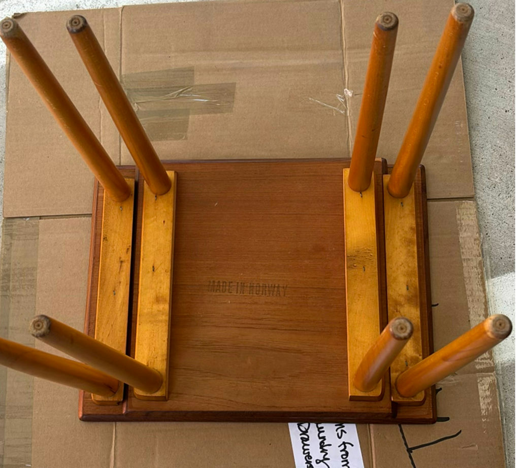 Set of Wooden Nesting Tables - image 3 of 9