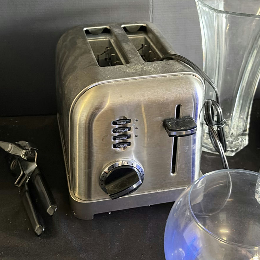 Toaster, Mini-Prep Processor, and Assorted Glassware - image 3 of 5