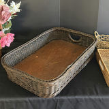 Wicker baskets with a floral arrangement - thumbnail 2 of 4