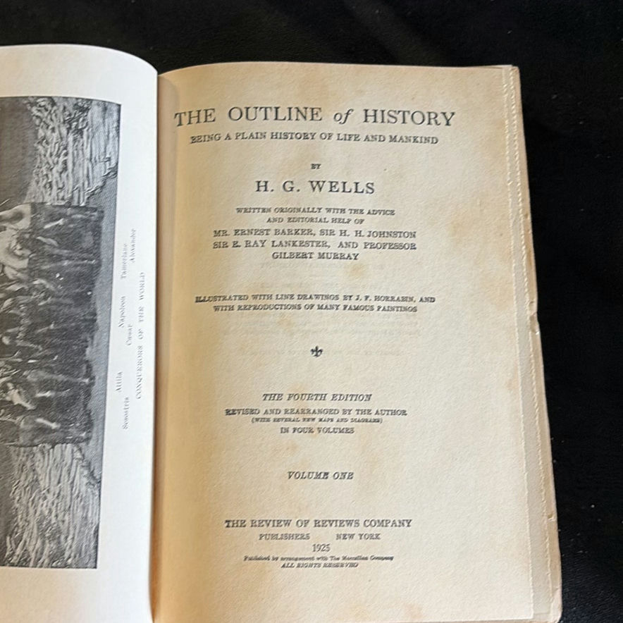 Vintage history and dictionary book collection - image 5 of 8