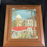 Ruth Shirley Framed Paintings: Hydrangea Bouquet, Cottage Scene, and Market Scene - thumbnail 6 of 6