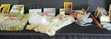Assorted knitting yarn, crochet supplies, and sewing notions - thumbnail 1 of 7