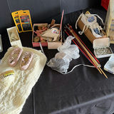 Assorted knitting yarn, crochet supplies, and sewing notions - thumbnail 4 of 7