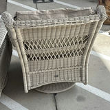 Two Wicker Armchairs with Cushions - thumbnail 7 of 8