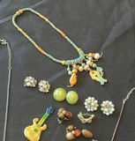 Assorted jewelry collection: necklaces, bracelets, earrings, and rings - thumbnail 3 of 7