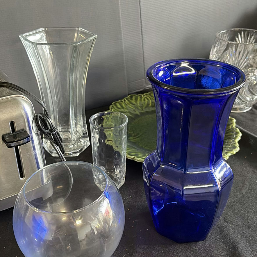 Toaster, Mini-Prep Processor, and Assorted Glassware - image 4 of 5