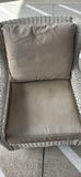 Two Wicker Armchairs with Cushions - thumbnail 4 of 8