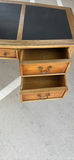 Wooden Writing Desk with Leather-Inset Top - thumbnail 6 of 8