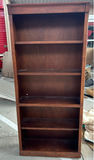 Wooden Bookcase with Multiple Shelves - thumbnail 1 of 14