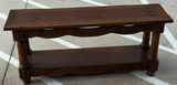 Wooden Console Table with Lower Shelf - thumbnail 1 of 8