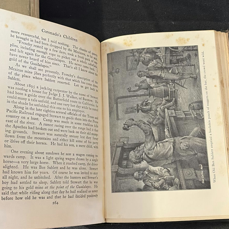 Two vintage hardcover books: Gone with the Wind and Coronado's Children - image 2 of 5