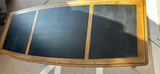 Wooden Writing Desk with Leather-Inset Top - thumbnail 3 of 8