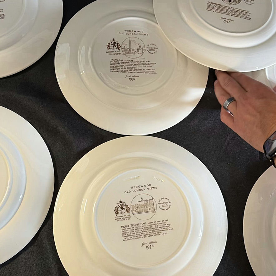 Wedgwood Old London Views plates set, 1941 - image 8 of 13