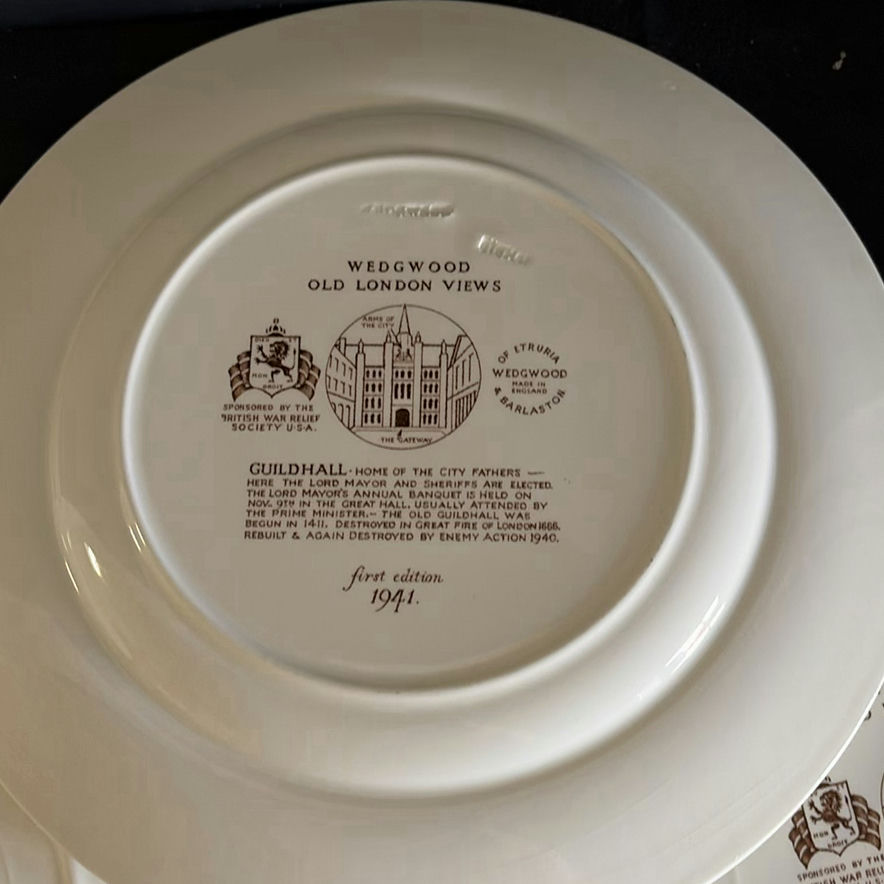 Wedgwood Old London Views plates set, 1941 - image 11 of 13