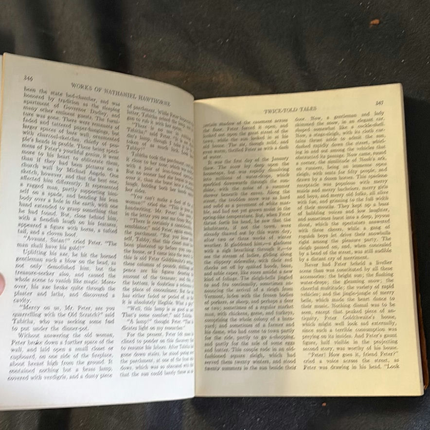 Antique book collection: Hawthorne, Poe works, and hymn book - image 9 of 10