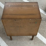 Wooden Bookshelf with Drawers and Wooden Nightstand - thumbnail 8 of 9