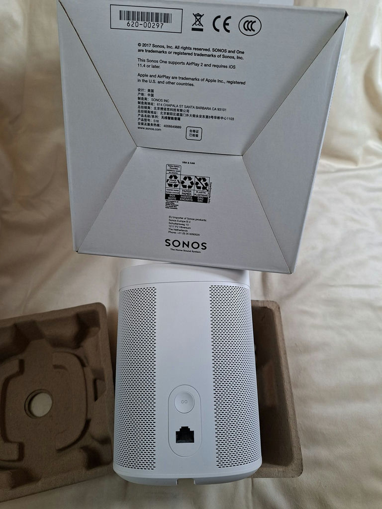 Sonos One Wireless Speaker with Original Box - image 5 of 7