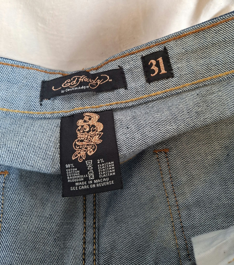Ed Hardy Skull Pocket Denim Jeans - image 6 of 6