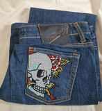 Ed Hardy Skull Pocket Denim Jeans - thumbnail 3 of 6