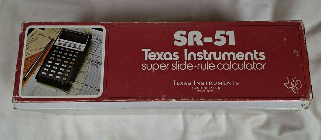 Texas Instruments SR-51 Calculator with Manuals, Box, and Accessories - image 4 of 5