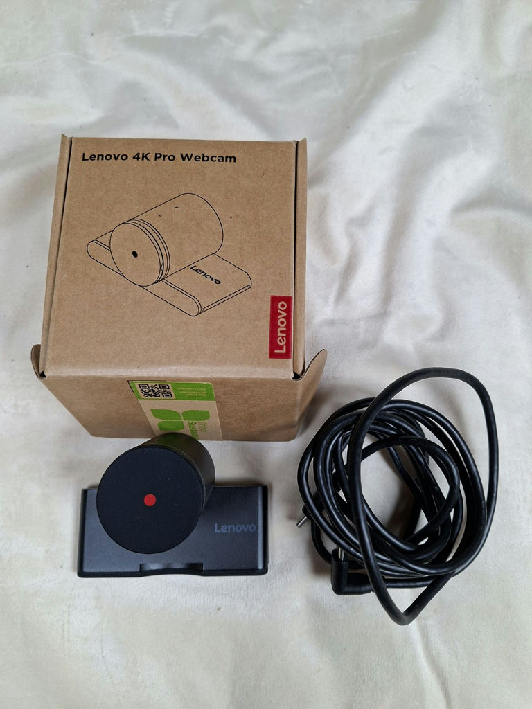 Lenovo 4K Pro Webcam with Cable and Box - image 1 of 4