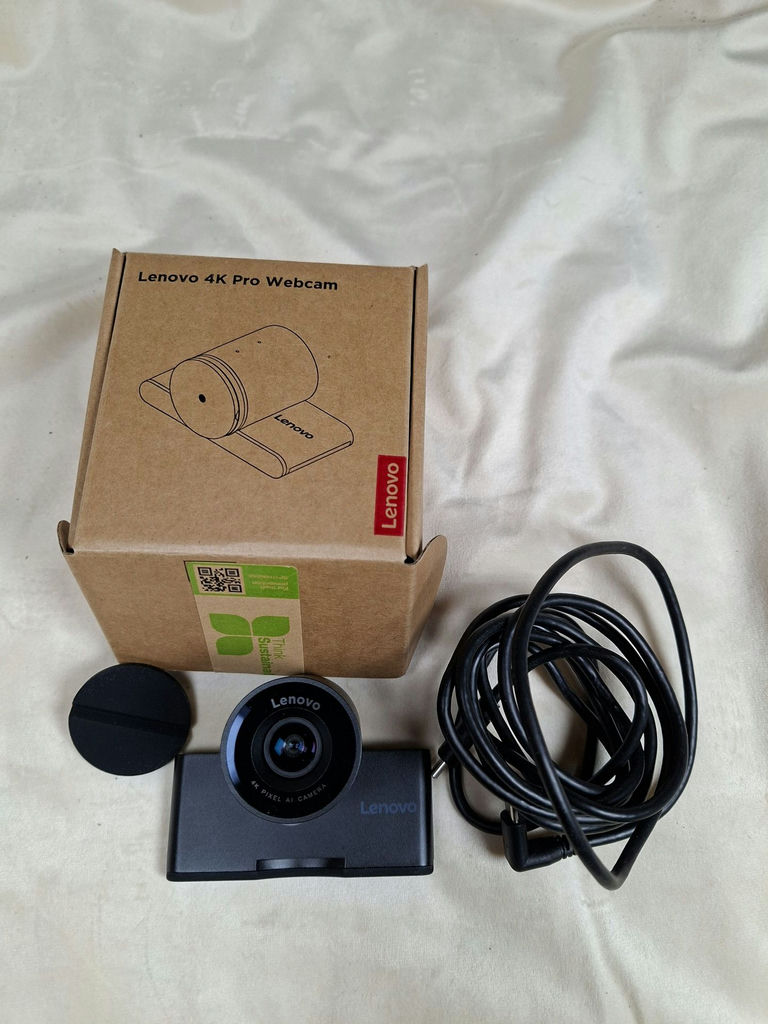 Lenovo 4K Pro Webcam with Cable and Box - image 2 of 4