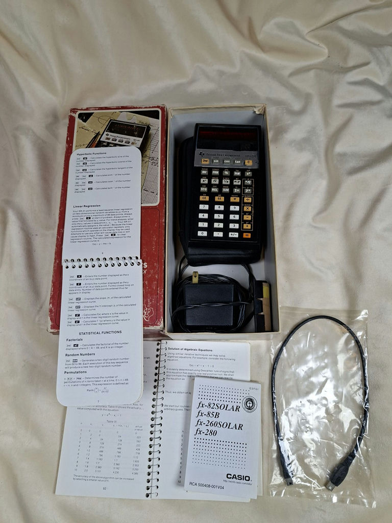 Texas Instruments SR-51 Calculator with Manuals, Box, and Accessories - image 2 of 5