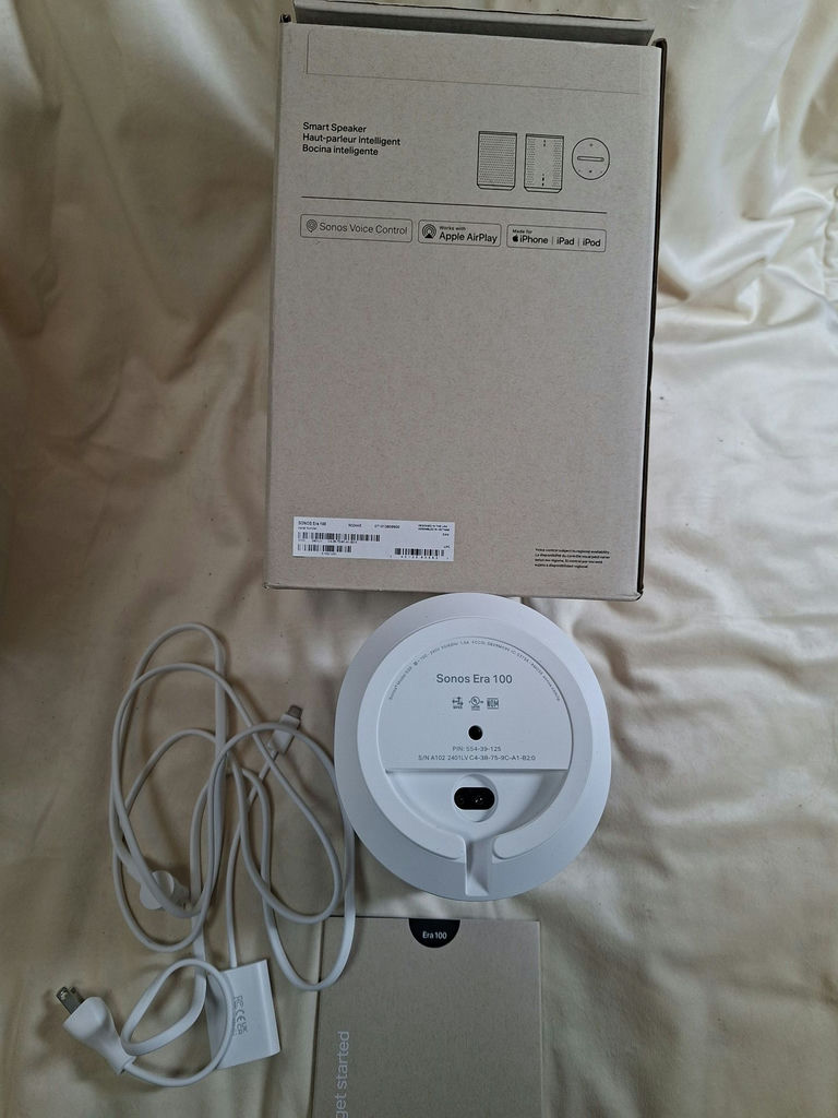Sonos Era 100 Smart Speaker with Box and Accessories - image 4 of 4