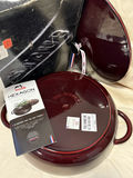 Staub 28 cm enameled cast-iron cocotte with lid - thumbnail 1 of 3