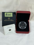 2008 Silver Royal Canadian Mint Brilliant Uncirculated Dollar with display case - thumbnail 3 of 4