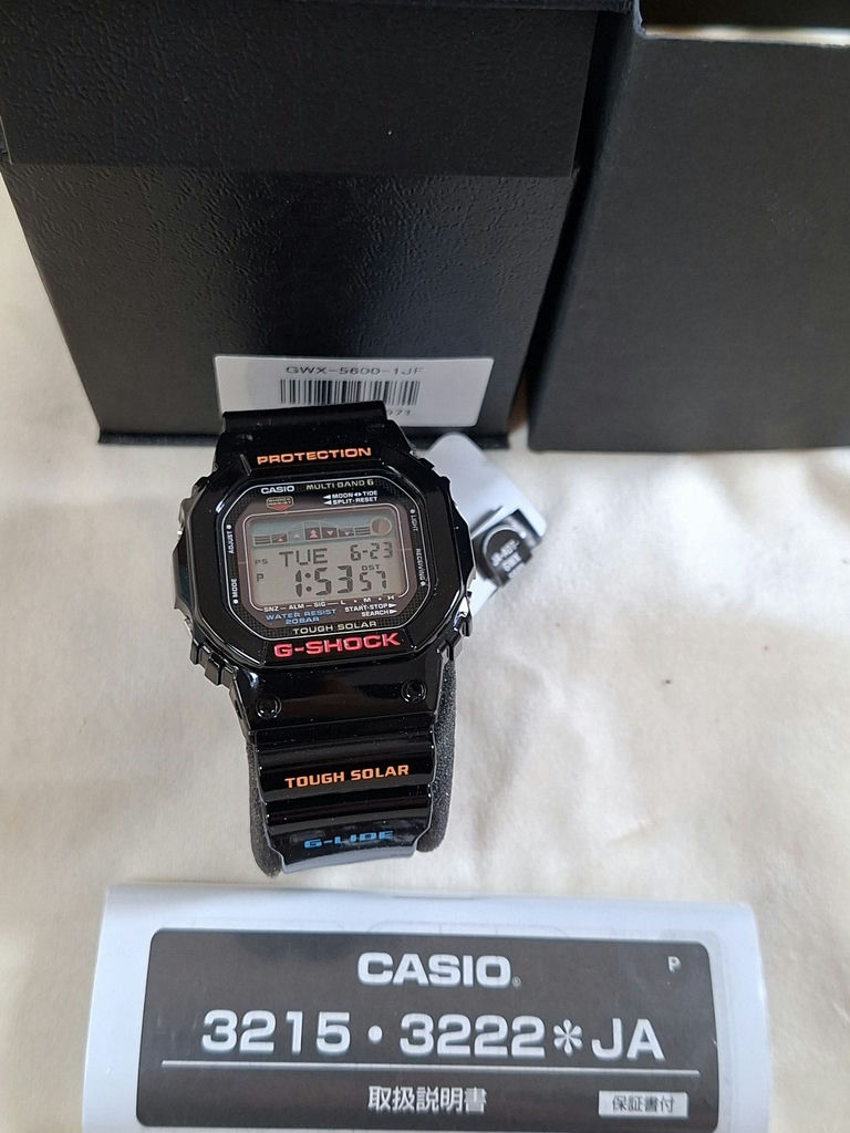 Casio G-Shock GWX-5600-1JF G-LIDE Wristwatch with Box and Manual - image 2 of 6