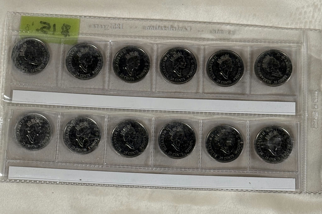 Canadian 25-Cent Confederation 125 Years Coin Set (Monthly Provinces) - image 5 of 5