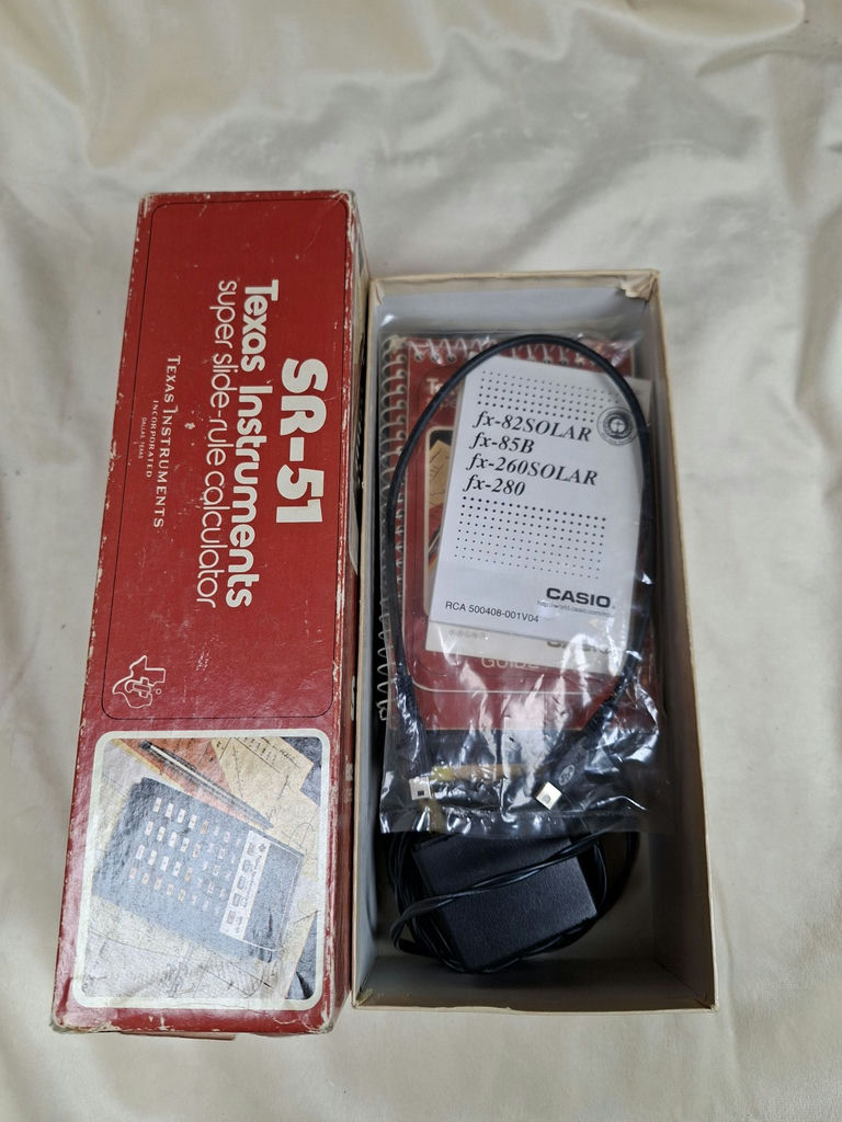 Texas Instruments SR-51 Calculator with Manuals, Box, and Accessories - image 5 of 5
