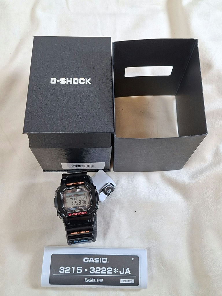 Casio G-Shock GWX-5600-1JF G-LIDE Wristwatch with Box and Manual - image 1 of 6