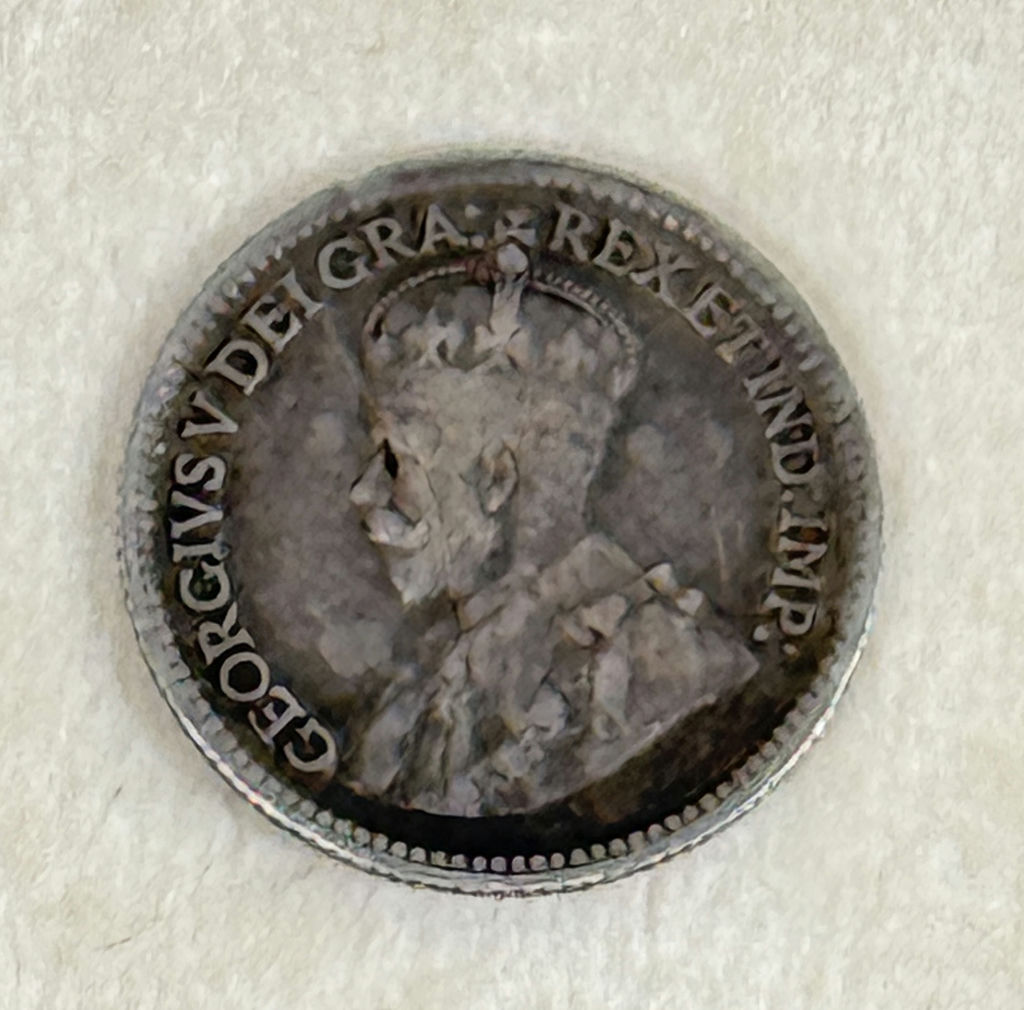 2 Silver Canadian 5-Cent Coins 1882-H and 1919  - image 5 of 6