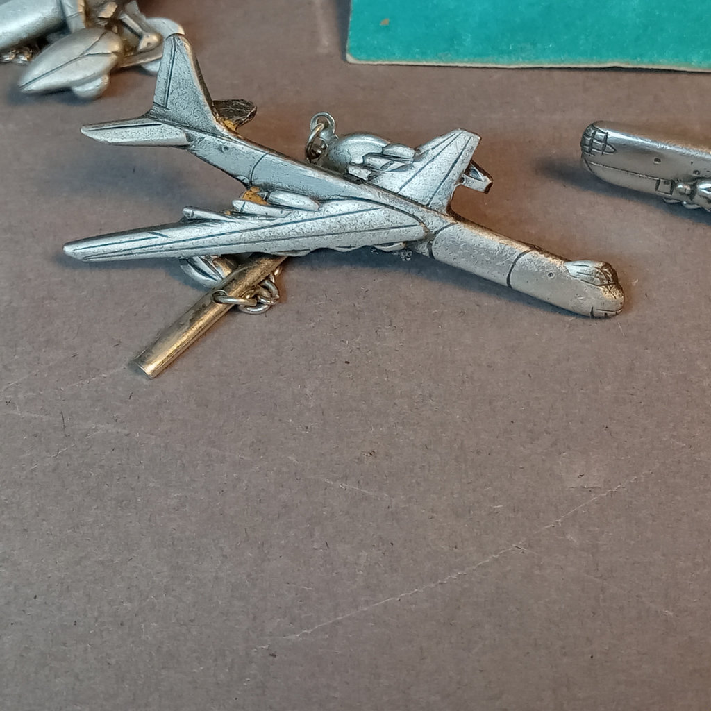 Pewter Tie Tacks for the Aviation Buff - image 2 of 11