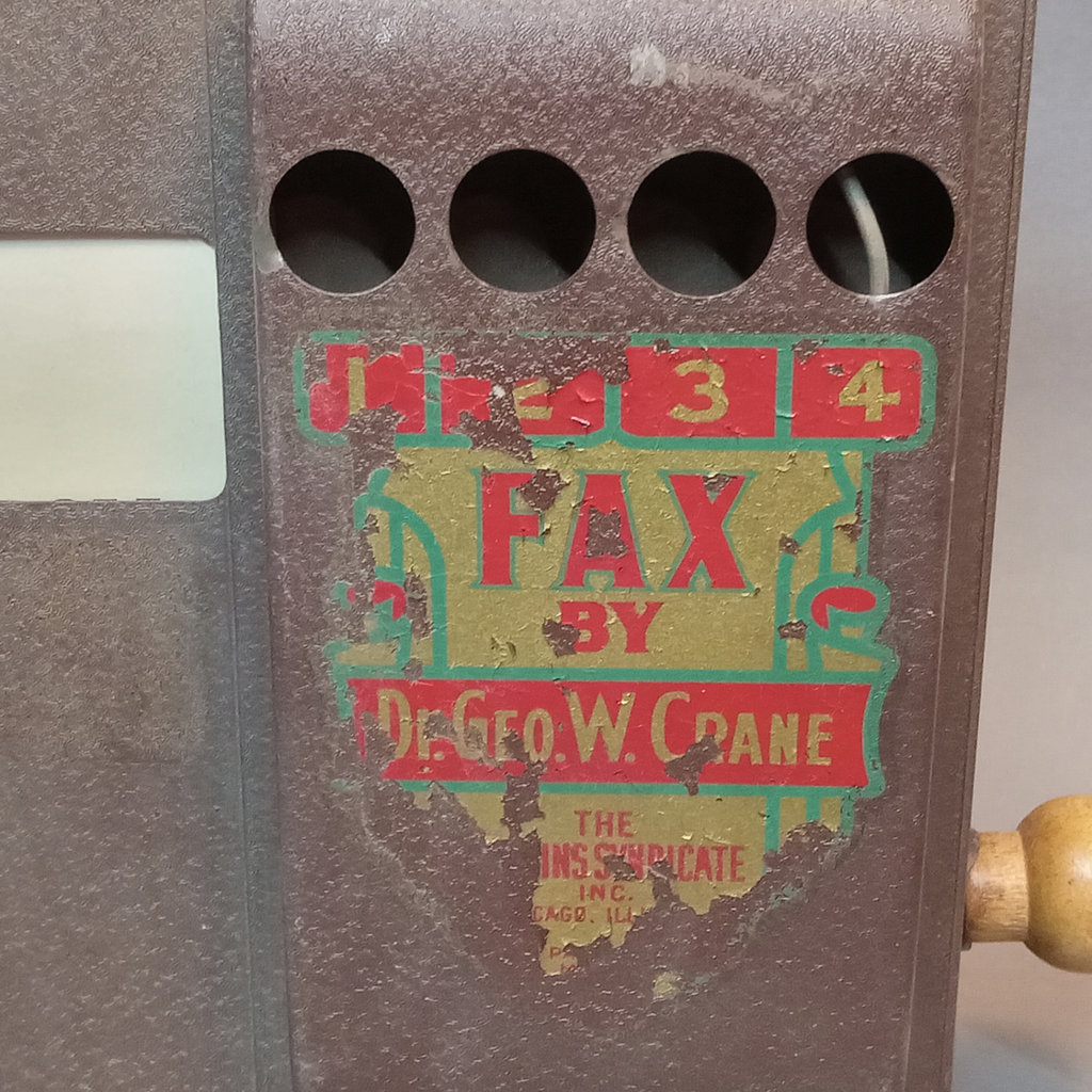 Vintage FAX Game by Dr. Geo W. Crane Hopkins Syndicate - image 5 of 12