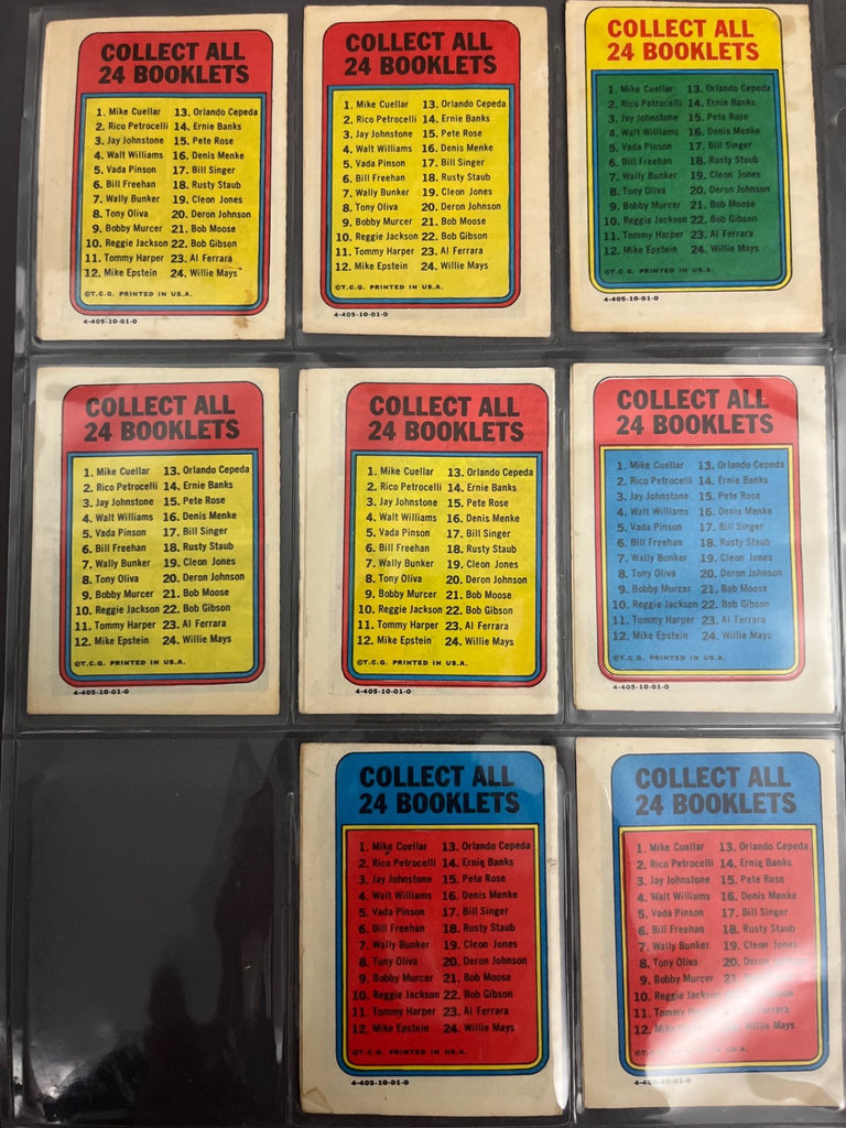 Big League Gum Antique Trading Cards