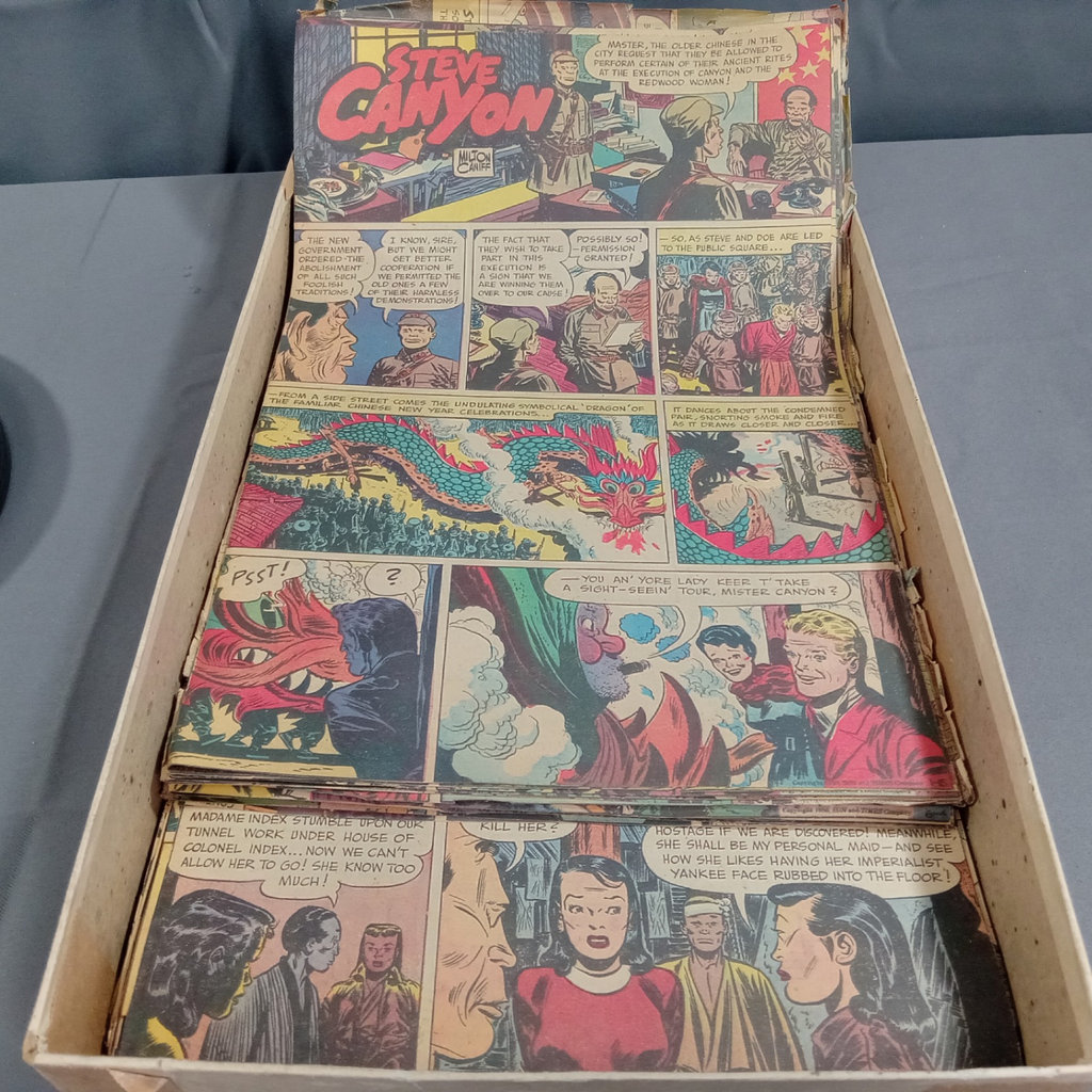Milton Caniff's "Steve Canyon" Books & Comic Strips - image 12 of 15
