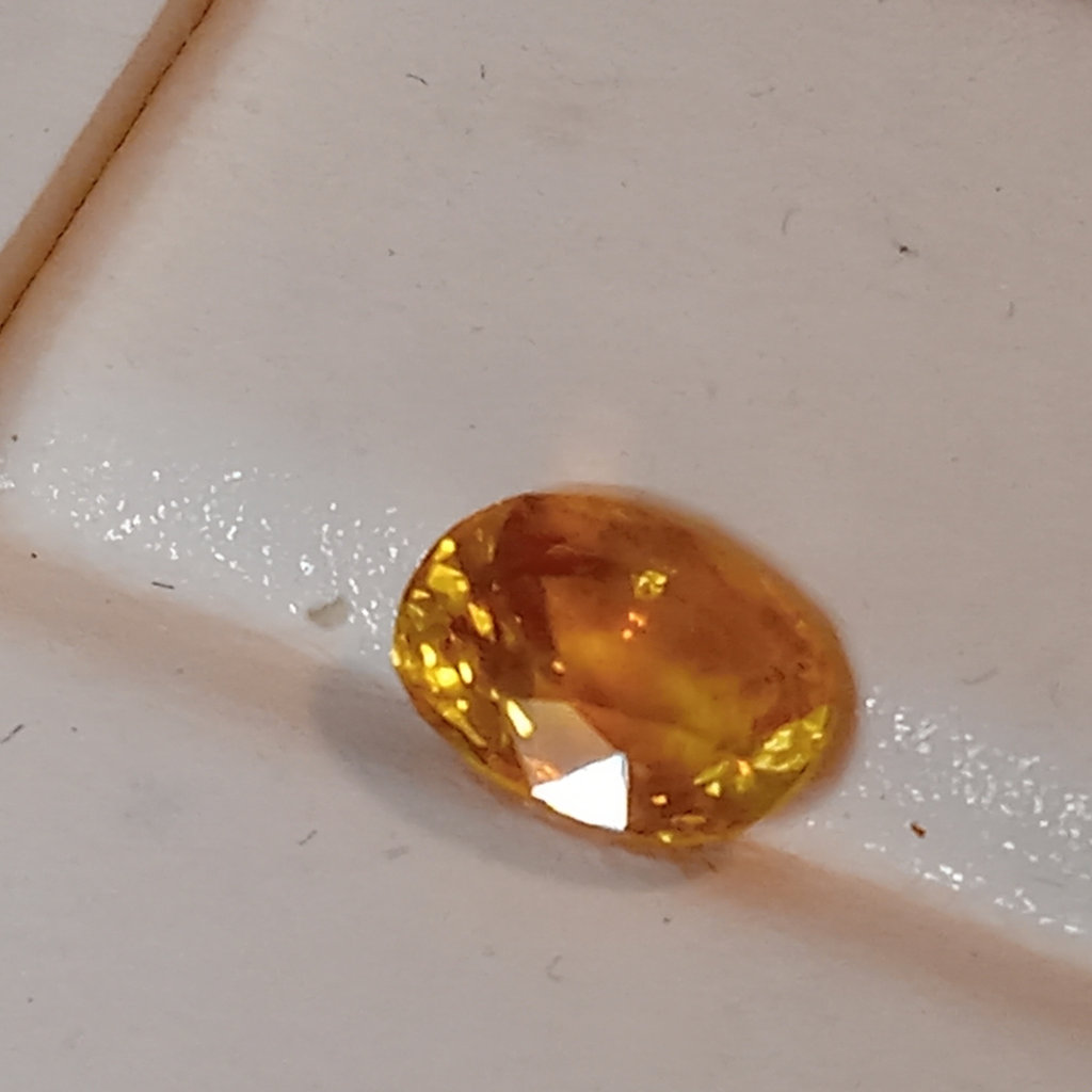 1.15ct Orange Sapphire from GLS - image 1 of 6