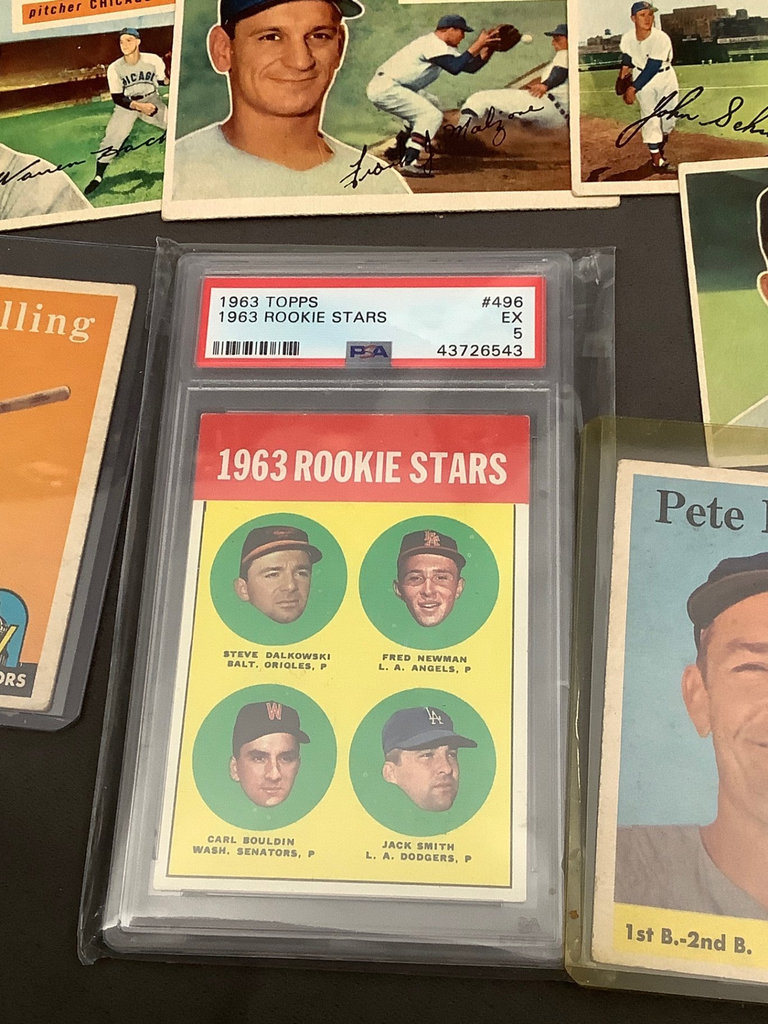 Baseball Cards incl. Graded Topps 1963 Rookie Stars Card - image 1 of 7