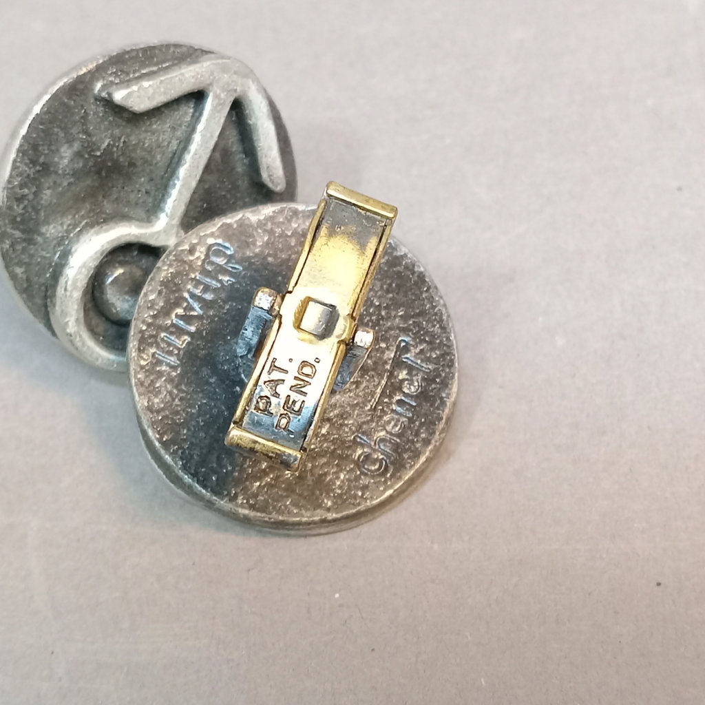Russian Silver Cigarette Box & Cuff Links - image 8 of 20
